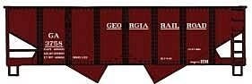 USRA 55-Ton 2-Bay Open Hopper - Kit -- Georgia Railroad 3758 (Boxcar Red), HO, Accurail Inc 2586