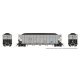 AutoFlood III Rapid Discharge Coal Hopper w/Load - Ready to Run -- Luminant TXUX (silver, bl, HO, Rapido Trains Inc 169058A