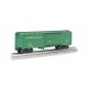 40′ Steel Boxcar - 3-Rail - Ready to Run - Williamsª -- Lehigh Valley 66395 (green, black,, Small Diamond Logo), O, Bachmann 