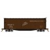 USRA 40′ Double-Sheathed Wood Boxcar 4 Pack - Ready to Run -- Minneapolis & St Louis (Boxcar Red, black, Peoria Gateway Slogan