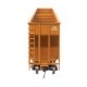 73′ Greenville 7,000 Cubic Foot Wood Chip Hopper - Ready to Run -- Kansas City Southern 503151, HO, WalthersMainline 56346