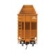 73′ Greenville 7,000 Cubic Foot Wood Chip Hopper - Ready to Run -- Kansas City Southern 503908, HO, WalthersMainline 56348