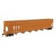 73′ Greenville 7,000 Cubic Foot Wood Chip Hopper - Ready to Run -- Kansas City Southern 504131, HO, WalthersMainline 56349