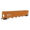 73′ Greenville 7,000 Cubic Foot Wood Chip Hopper - Ready to Run -- Kansas City Southern 504131, HO, WalthersMainline 56349