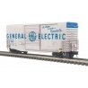 40′ Hy-Cube Boxcar - 3-Rail - Ready to Run - Trainman(TM) -- General Electric (white, blue), O, Atlas O 2001130