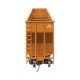 73′ Greenville 7,000 Cubic Foot Wood Chip Hopper - Ready to Run -- Kansas City Southern 504131, HO, WalthersMainline 56349
