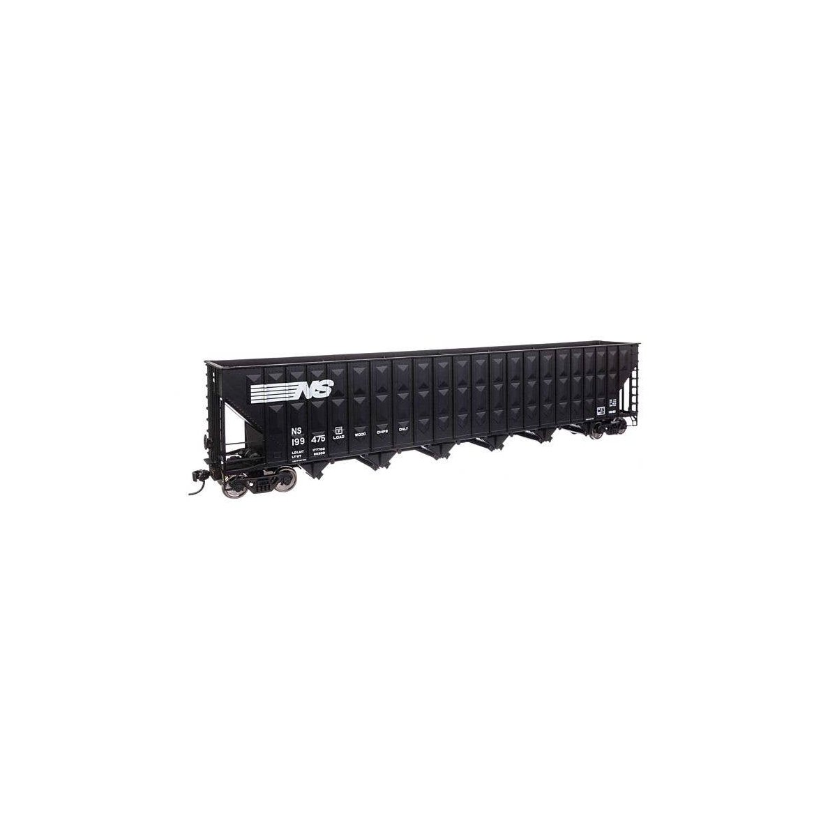 73′ Greenville 7,000 Cubic Foot Wood Chip Hopper - Ready to Run -- Norfolk Southern 199475, HO, WalthersMainline 56359