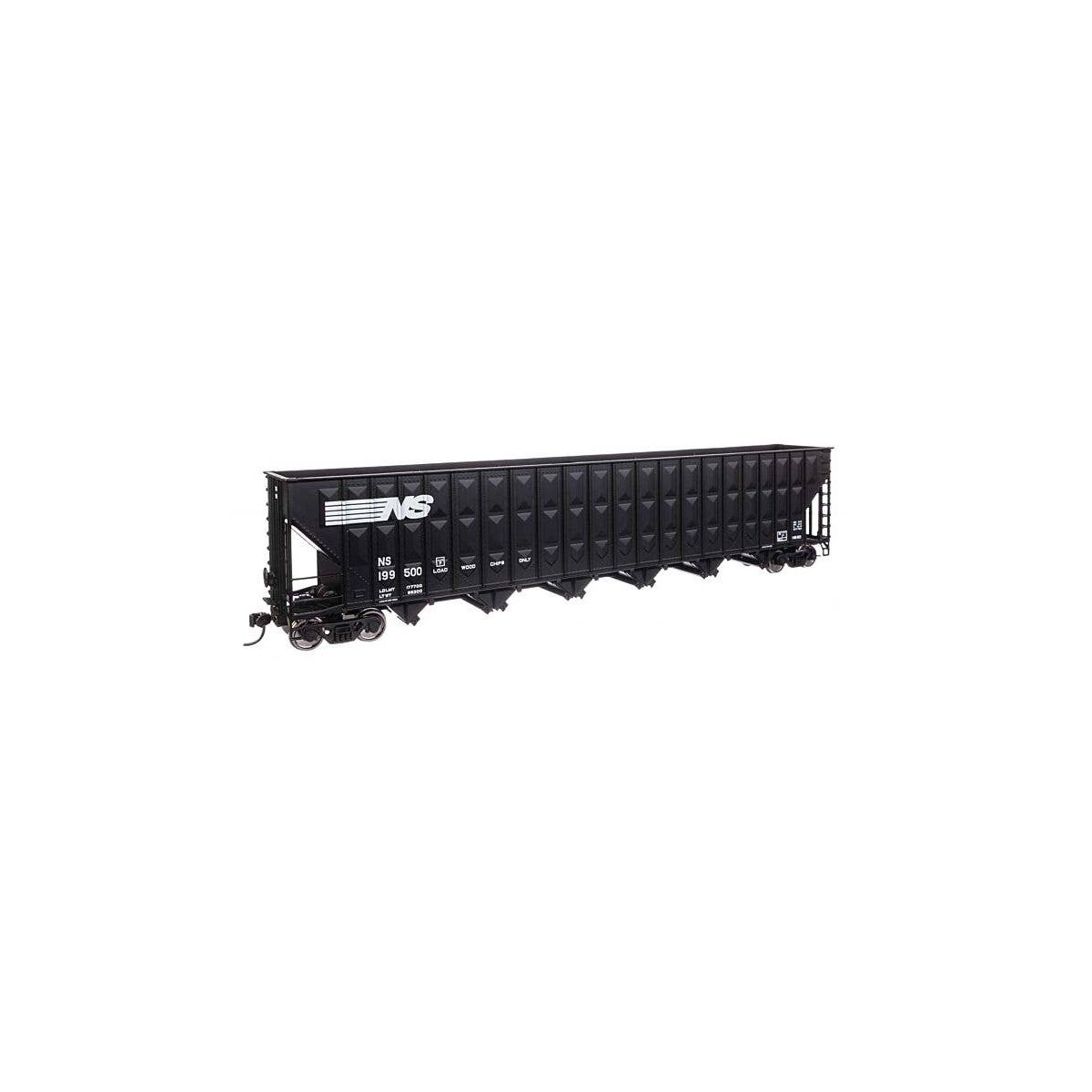 73′ Greenville 7,000 Cubic Foot Wood Chip Hopper - Ready to Run -- Norfolk Southern 199500, HO, WalthersMainline 56361