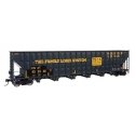 73′ Greenville 7,000 Cubic Foot Wood Chip Hopper - Ready to Run -- CSX 433342 (Patched Family L, HO, WalthersMainline 56379