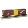 ACF 50`6` Outside-Braced Boxcar - Flashing Rear End Device - Ready-to-Run -- Conrail 166313 (Boxcar Red, white), HO, Bachmann In