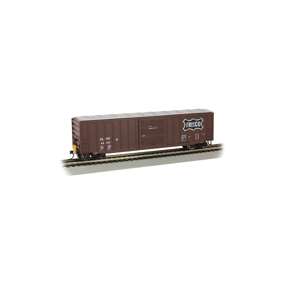 ACF 50`6` Outside-Braced Boxcar - Flashing Rear End Device - Ready-to-Run -- St. Louis - San Francisco 44213 (Boxcar Red, white)