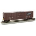 ACF 50`6` Outside-Braced Boxcar - Flashing Rear End Device - Ready-to-Run -- St. Louis - San Francisco 44213 (Boxcar Red, white)