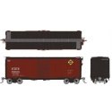 1937 AAR 40′ Boxcar w/Round Corner - Ready to Run -- Erie (Boxcar Red, black, yellow, white), HO, Rapido Trains Inc 181003A