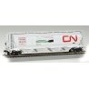 Canadian Cylindrical 4-Bay Grain Hopper - Ready to Run - Silver Series(R) -- Canadian Nation, HO, Bachmann Industries 19132
