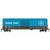 ACF 50`6` Outside-Braced Boxcar - Flashing Rear End Device - Ready to Run -- Pan Am Railways 31993 (blue, white), HO, Bachmann I