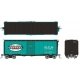 1937 AAR 40′ Boxcar w/Round Corner - Ready to Run -- New York Central (Jade Green, black, white, Large Logo), HO, Rapido Train