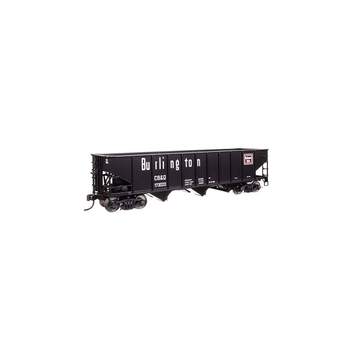 70-Ton AAR 3-Bay Open Hopper - Ready to Run -- Chicago, Burlington & Quincy 173020, HO, WalthersMainline 56741