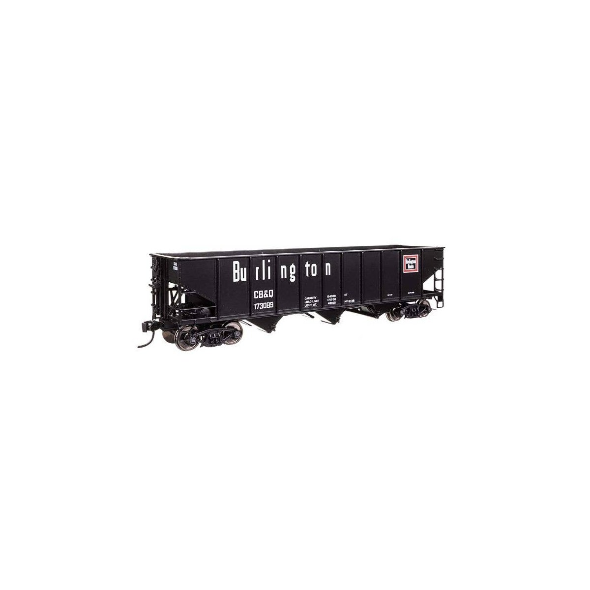 70-Ton AAR 3-Bay Open Hopper - Ready to Run -- Chicago, Burlington & Quincy 173089, HO, WalthersMainline 56743