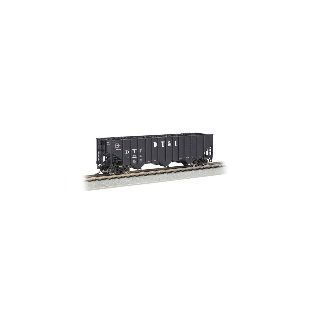 Bethlehem Steel 3-Bay 100-Ton Open Hopper - Ready to Run - Silver Series(R) -- Detroit, Tole, HO, Bachmann Industries 18730