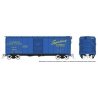1937 AAR 40′ Boxcar w/Round Corner - Ready to Run -- Florida East Coast (blue, yellow Speedway Slogan), HO, Rapido Trains Inc 