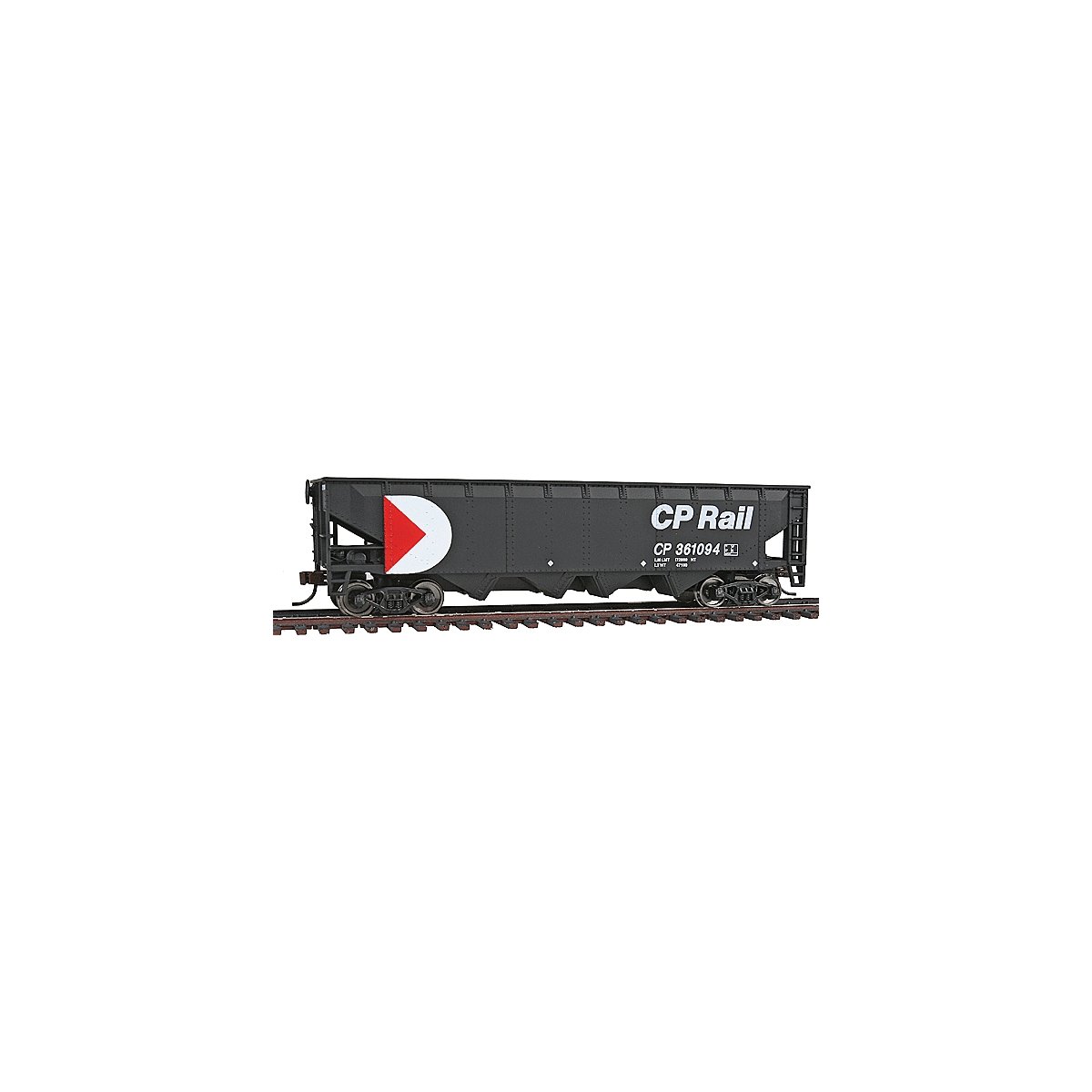 Offset Quad Hopper - Ready To Run -- Canadian Pacific 361094, HO, WalthersTrainline 1656