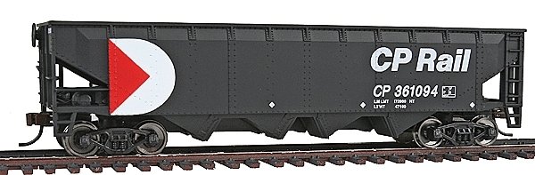 Offset Quad Hopper - Ready To Run -- Canadian Pacific 361094, HO, WalthersTrainline 1656