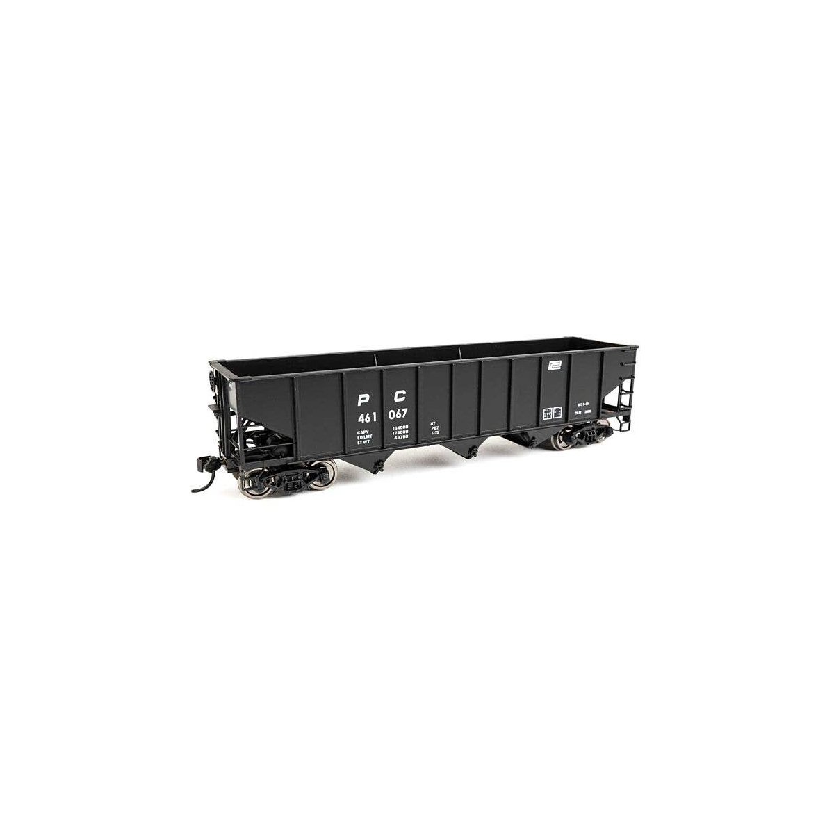 70-Ton AAR 3-Bay Open Hopper - Ready to Run -- Penn Central 461067, HO, WalthersMainline 56723