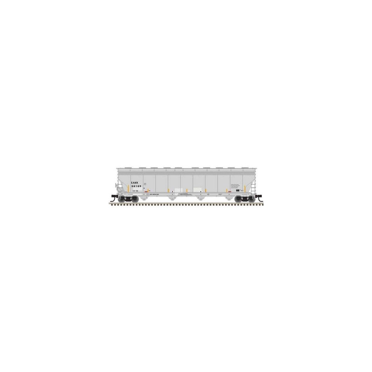 ACF 5800 4-Bay Covered Hopper - Ready to Run - Master(R) -- Everest Railcar Services , N, Atlas Model Railroad Co. 50006983