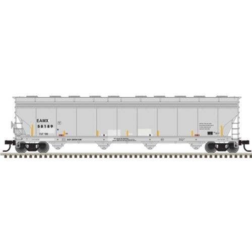 ACF 5800 4-Bay Covered Hopper - Ready to Run - Master(R) -- Everest Railcar Services , N, Atlas Model Railroad Co. 50006983