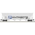 ACF 5250 4-Bay Centerflow Hopper - Ready to Run -- Pantasote ACFX 57265 (gray, black, blue), N, Trainman 50007114