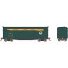 USRA 40′ Double-Sheathed Wood Boxcar - Ready to Run -- Northwestern Pacific Random from Set 2 (Overnight Scheme, green, yellow