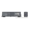 NSC 5304 Plug & Sliding Door Boxcar - Ready to Run -- Canadian National (North America Scheme, gray, white, CNNA Logo), HO, Rapi