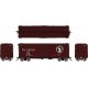 GN 40′ 12-Panel Boxcar w/Late Improved Dreadnaught Ends - Ready to Run -- Great Northern (Mineral Red, black, white), HO, Rapi