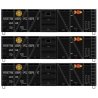 40′ 6-Panel Single-Sheathed Wood Boxcar w/Steel Doors & Ends 3-Pack - Kit -- Southern Pacific 14728, 14752, 14797 (black, yell