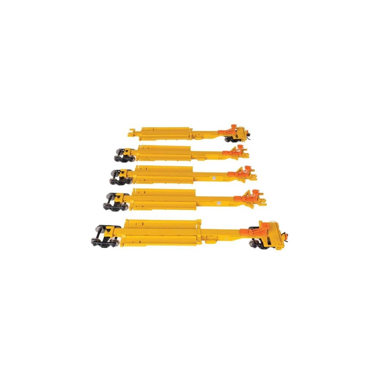 263` Five-Unit All-Purpose 48` Spine Car - Ready to Run -- Union Pacific 252503, HO, WalthersMainline 5270