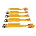 263` Five-Unit All-Purpose 48` Spine Car - Ready to Run -- Union Pacific 252503, HO, WalthersMainline 5270