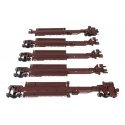 263` Five-Unit All-Purpose 48` Spine Car - Ready to Run -- Conrail 790050, HO, WalthersMainline 5265