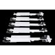 263` Five-Unit All-Purpose 48` Spine Car - Ready to Run -- Santa Fe 298943, HO, WalthersMainline 5261