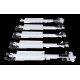 263` Five-Unit All-Purpose 48` Spine Car - Ready to Run -- Satna Fe 298944, HO, WalthersMainline 5262