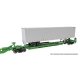 263` Five-Unit All-Purpose 48` Spine Car - Ready to Run -- Burlington Northern 637501, HO, WalthersMainline 5263