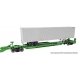 263` Five-Unit All-Purpose 48` Spine Car - Ready to Run -- Burlington Northern 637502, HO, WalthersMainline 5264