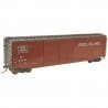 50′ PS-1 Double-Door Boxcar - Ready to Run -- Rock Island 64544 (As-Delivered 1960, Boxcar Red, black), HO, Kadee Quality Prod