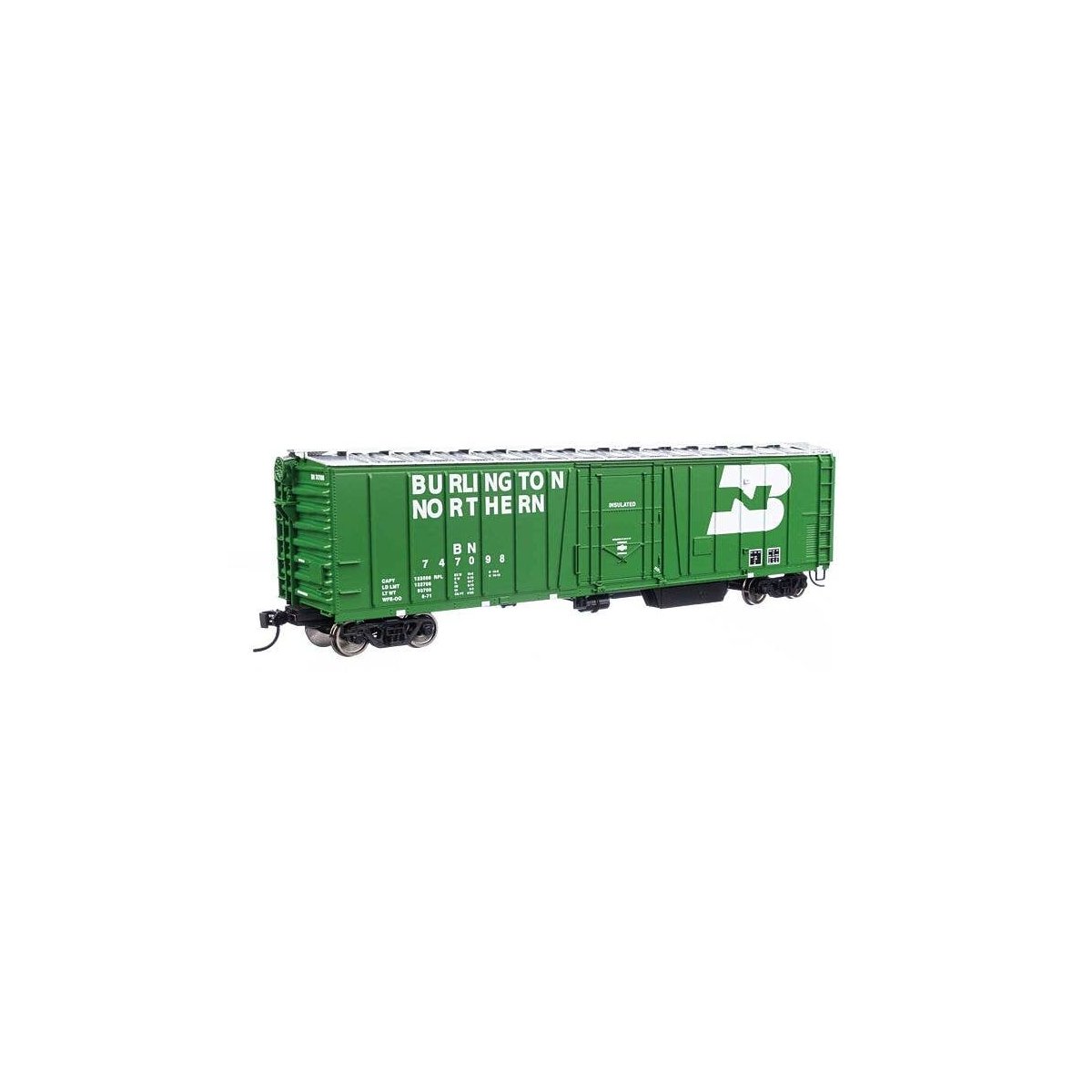 50′ AAR Mechanical Refrigerator Car - Ready-to-Run -- Burlington Northern 747098, HO, WalthersMainline 3780