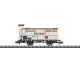 Insulated Wood Beer Boxcar - Ready to Run - Minitrix -- Haberlen Brewery (Era I, white, brown, black), N, Trix 18994