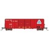 FMC 5283 Cubic Foot Double-Door Boxcar - Ready to Run -- Bangor & Aroostook (1979 Scheme, red, white, blue, Wave Logo), HO, Inte