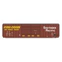 FMC 5283 Cubic Foot Double-Door Boxcar - Ready to Run -- Southern Pacific (Boxcar Red, white, yellow Large Lettering, Hydra Cush
