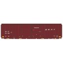 FMC 5283 Cubic Foot Double-Door Boxcar - Ready to Run -- BNSF Railway (Boxcar Red, Small Wedge Logo), HO, Intermountain Railway 