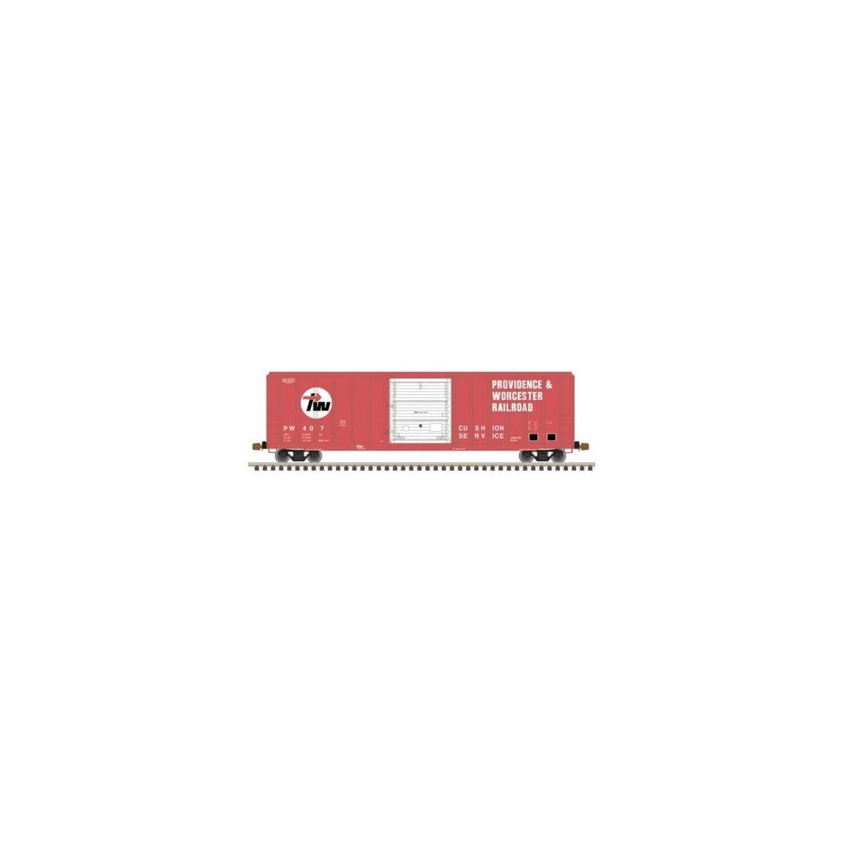 FMC 5347 Single-Door Boxcar - Ready to Run - Master(R) -- Providence & Worcester 439 (red, white, black), HO, Atlas Model Railro