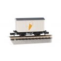 Box Van - Thomas & Friends(TM) -- Ice Cream (white, yellow), N, Bachmann Industries 77090