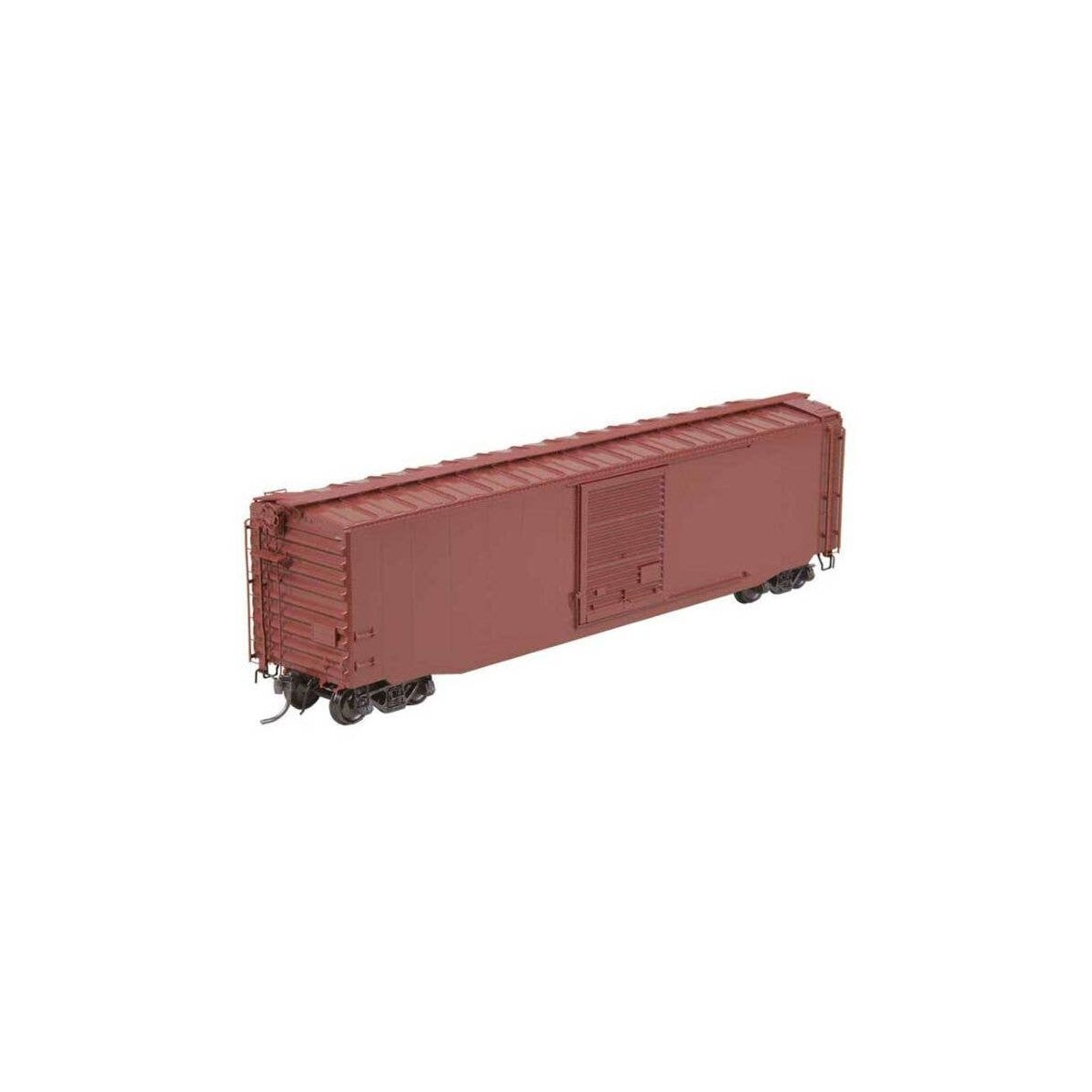 50` Pullman-Standard PS-1 Boxcar w/9` Youngstown Door Kit -- Undecorated, HO, Kadee Quality Products 4105